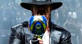The Undertaker Presents Riyadh Season Trophy Ahead of Major Soccer Game