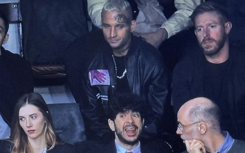 Tony Khan Spotted with Darby Allin & Orange Cassidy at a Fulham Premier League Game