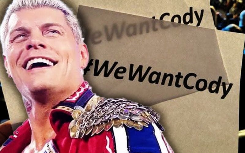 Clarification on WWE Handing Out ‘We Want Cody’ Signs on 2/5 RAW