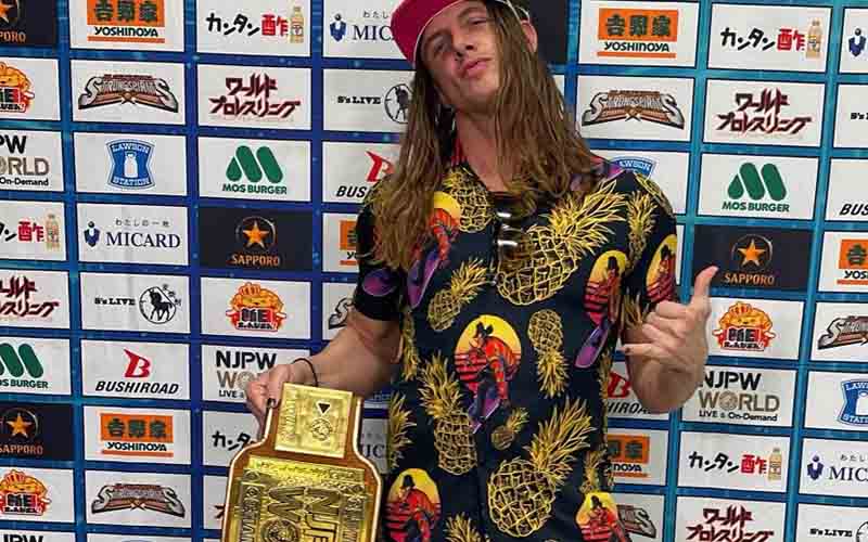Matt Riddle’s Takes A Subtle Dig At WWE After Big Title Win