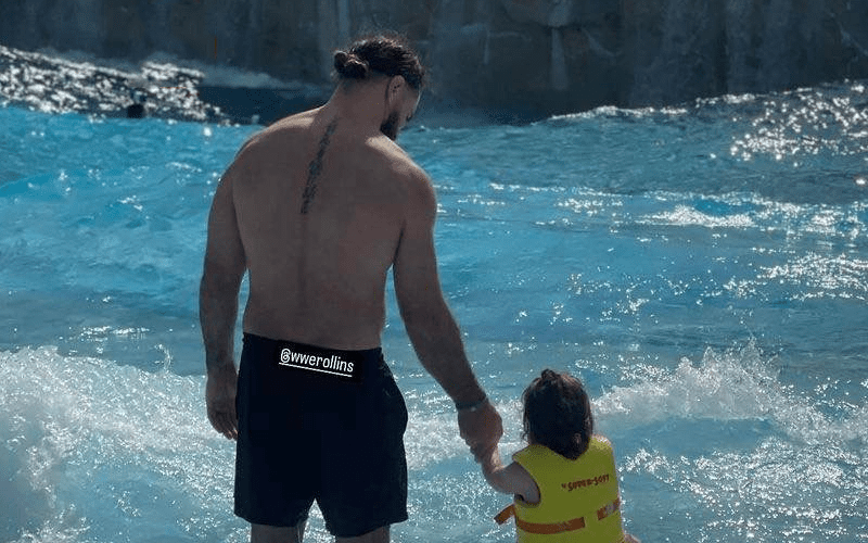 Seth Rollins & Becky Lynch Spotted Spending Family Time At Water Park on Valentine’s Day