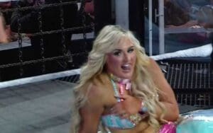 Tiffany Stratton Shocked To Hear Chants For Herself During Men’s Elimination Chamber Match Tiffany Stratton Shocked To Hear Chants For Herself During Men's Elimination Chamber Match