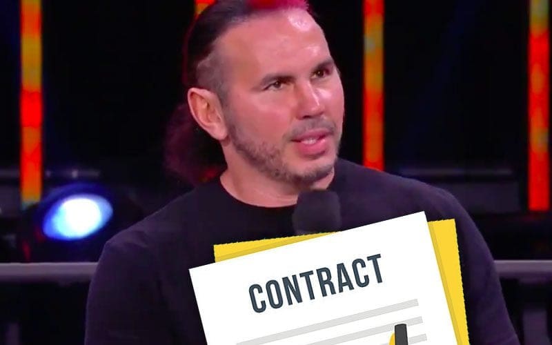 Matt Hardy Reveals AEW Contract Expiry Set for March