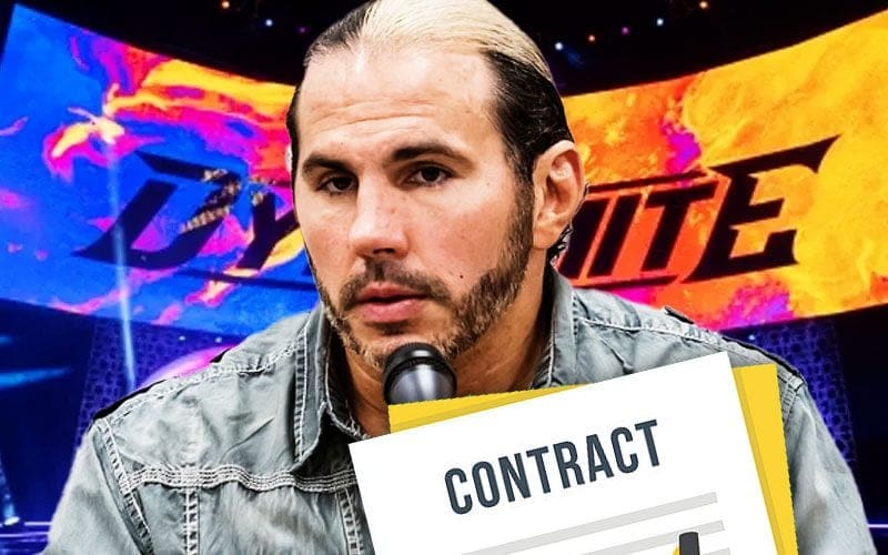 Matt Hardy’s AEW Contract Expiring Soon
