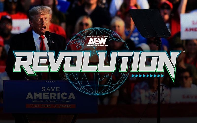 Trump Rally Altered Rehearsal Plans for AEW Revolution 2024
