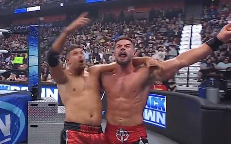 austin-theory-grayson-waller-qualifies-for-6-pack-wwe-tag-team-title-ladder-match-on-329-wwe-smackdown-episode-27