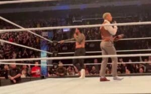 Cody Rhodes Gives Away His Shoes After SmackDown Goes Off The Air Cody Rhodes Gives Away His Shoes After SmackDown Goes Off The Air