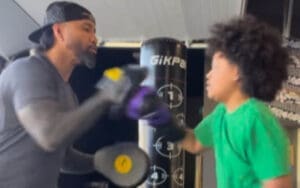 Jey Uso Spotted In Intense Training Session With His Son Ahead of Huge WrestleMania 40 Clash Jey Uso Spotted In Intense Training Session With His Son Ahead of Huge WrestleMania 40 Clash