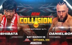 Katsuyori Shibata Making Return to AEW Against Bryan Danielson for 3/16 Collision Episode Katsuyori Shibata Making Return to AEW Against Bryan Danielson for 3/16 Collision Episode