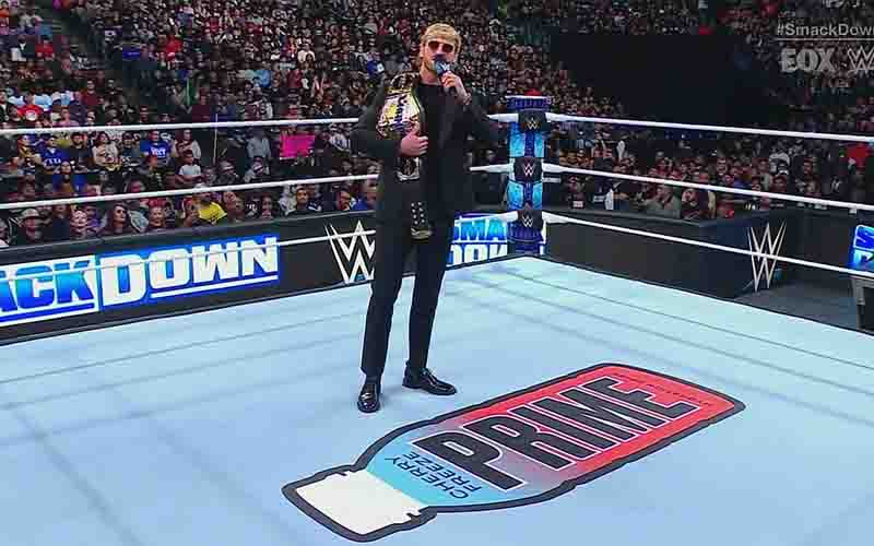 Logan Paul Announces PRIME Sponsorship with WWE on 3/8 WWE SmackDown