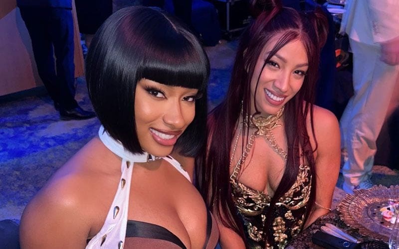 Mercedes Mone Links Up With Megan Thee Stallion at Crunchyroll Anime Awards