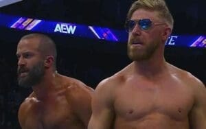 Orange Cassidy and Trent Beretta Win Tag Team Quarterfinal Match on 3/27 AEW Dynamite Orange Cassidy and Trent Beretta Win Tag Team Quarterfinal Match on 3/27 AEW Dynamite
