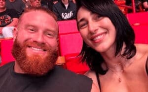 Rhea Ripley & Buddy Matthews Spotted Together at UFC 299