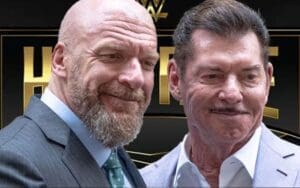 Triple H Upholding One Vince McMahon Rule In WWE Hall of Fame Triple H Upholding One Vince McMahon Rule In WWE Hall of Fame