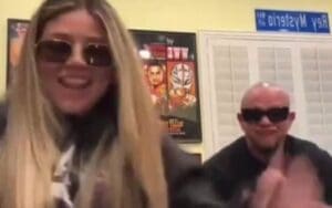 Unmasked Rey Mysterio Shows Dance Moves With Daughter Aaliyah