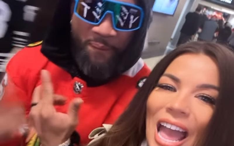 WWE’s Jackie Redmond Treats Jey Uso to His First NHL Game Experience