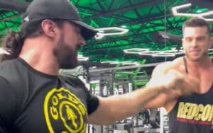 Drew McIntyre Spotted Bench Pressing With AEW’s Brian Cage Ahead of WrestleMania 40 Drew McIntyre Spotted Bench Pressing With AEW's Brian Cage Ahead of WrestleMania 40