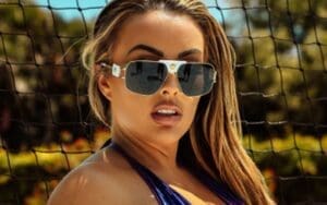 Ex-WWE Star Mandy Rose Invites Fans to Volleyball with Swimsuit Photo Drop