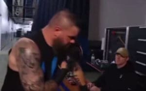 Kevin Owens Knocked Off CM Punk T-Shirts Backstage on 4/12 WWE SmackDown Kevin Owens Knocked Off CM Punk T-Shirts Backstage on 4/12 WWE SmackDown