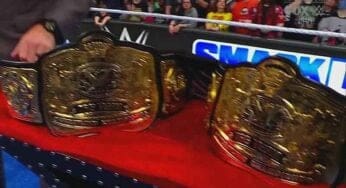 New WWE Tag Team Titles Unveiled on 4/19 WWE Smackdown