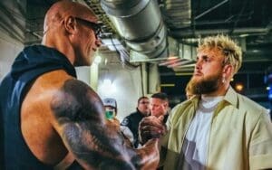 The Rock & Jake Paul Link Up At WrestleMania 40 In Unseen Photo