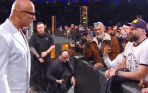 The Rock Had Intense Verbal Altercation with Fan After 2024 WWE Hall of Fame Speech