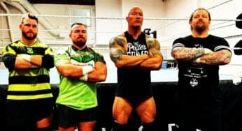 The Rock Thanks Gallus for Helping Him Train for WrestleMania 40