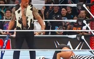 The Rock Warns 'No One Is Safe' After Whipping Referee Following 4/1 WWE RAW