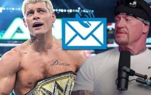 The Undertaker Received Late Night Voice Mail Sent by Cody Rhodes After WrestleMania 40 Title Win The Undertaker Received Late Night Voice Mail Sent by Cody Rhodes After WrestleMania 40 Title Win