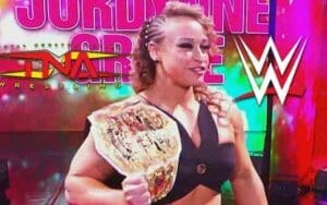 Backstage Details on WWE & TNA Collaboration Following Jordynne Grace’s Surprise NXT Appearance Backstage Details on WWE & TNA Collaboration Following Jordynne Grace's Surprise NXT Appearance