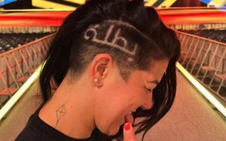 Bayley Get Special Arabic Message Incorporated Into Haircut Ahead of 5/24 WWE SmackDown Bayley Get Special Arabic Message Incorporated Into Haircut Ahead of 5/24 WWE SmackDown