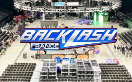 First Look at New Stage for 2024 WWE Backlash Event First Look at New Stage for 2024 WWE Backlash Event