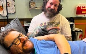 Tony Schiavone Dedicates Tattoo to Late Dog Bug Tony Schiavone Dedicates Tattoo to Late Dog Bug