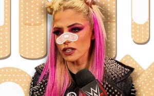 Alexa Bliss Reemerges with Nose Bandage Amidst WWE Hiatus Alexa Bliss Reemerges with Nose Bandage Amidst WWE Hiatus