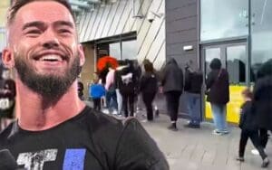 Austin Theory Shows Off Insane Meet and Greet Line Ahead of 6/14 WWE SmackDown Austin Theory Shows Off Insane Meet and Greet Line Ahead of 6/14 WWE SmackDown