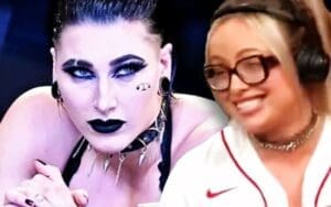 Liv Morgan Mocks Rhea Ripley’s Arm Injury After Throwing Pitch at Boston Red Sox Game Liv Morgan Mocks Rhea Ripley's Arm Injury After Throwing Pitch at Boston Red Sox Game