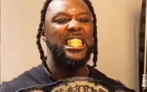 Swerve Strickland Gets Custom AEW World Title Grillz