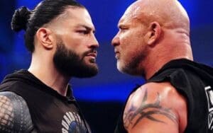 Goldberg Claims High Profile Match with Roman Reigns Was a Favor to Him Goldberg Claims High Profile Match with Roman Reigns Was a Favor to Him