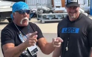 Hulk Hogan Cuts Promo During Detroit Lions NFL Training Camp Hulk Hogan Cuts Promo During Detroit Lions NFL Training Camp