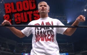 Kazuchika Okada Shows Off His Own Injury After Blood & Guts 2024