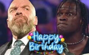 R-Truth Sends Birthday Wish Meant For Triple H To Tommaso Ciampa