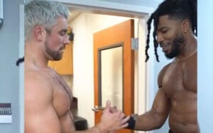 Trick Williams and Joe Hendry Share A Moment Backstage After 7/9 WWE NXT