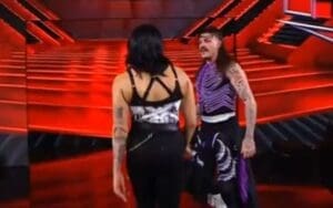 Unseen Footage of Rhea Ripley & Dominik Mysterio Surfaces from 7/8 WWE RAW Unseen Footage of Rhea Ripley & Dominik Mysterio Surfaces from 7/8 WWE RAW
