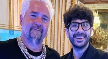 Tony Khan Links Up With Guy Fieri During Paris Trip Amid Warner Bros. Discovery Talks