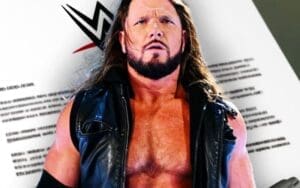 AJ Styles’ WWE Contract Nearing Its Expiration