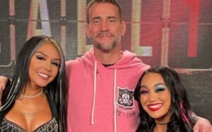CM Punk Gets Early Birthday Gift from Roxanne Perez and Cora Jade CM Punk Gets Early Birthday Gift from Roxanne Perez and Cora Jade