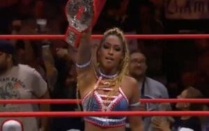 Red Velvet Debuts New Customized ROH Women’s Television Championship Red Velvet Debuts New Customized ROH Women's Television Championship
