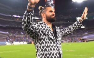 Seth Rollins Appears During Ravens vs Bills NFL Sunday Night Football Game Seth Rollins Appears During Ravens vs Bills NFL Sunday Night Football Game