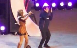 Tony Khan Busts Out CEO Dance With Mercedes Mone After 9/25 AEW Dynamite: Grand Slam Tony Khan Busts Out CEO Dance With Mercedes Mone After 9/25 AEW Dynamite: Grand Slam