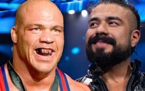 WWE Urged to Push Andrade Similar to Kurt Angle WWE Urged to Push Andrade Similar to Kurt Angle